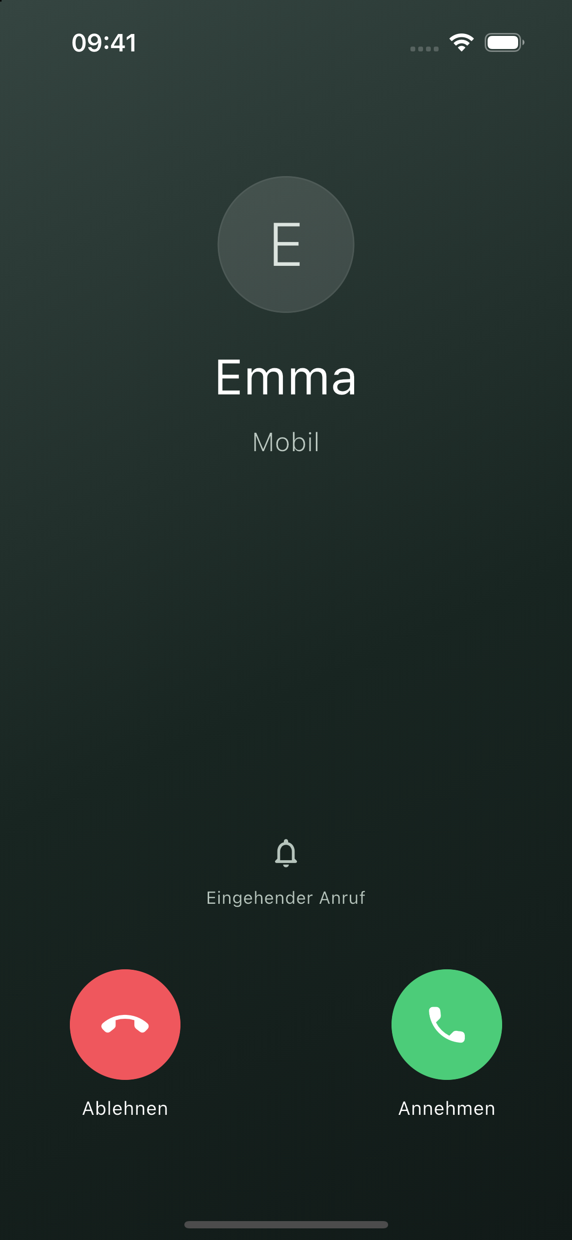 Eingehender Anruf: Emma